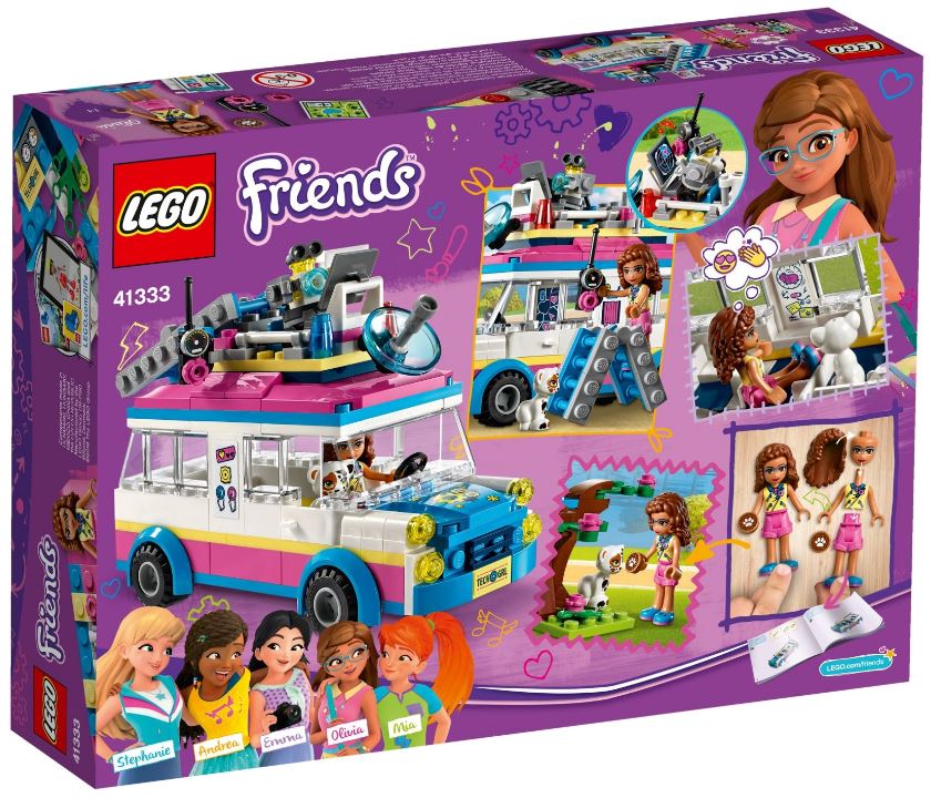 Конструктор из серии Lego Friends - Передвижная научная лаборатория Оливии  